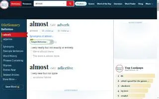Almost Famous website