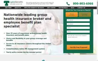 Taylor Benefits Insurance Los Angeles website
