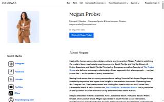 Megan Wilson Compass Fort Lauderdale Florida Real Estate Agent With The Probst Group