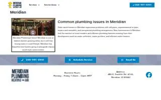 Summit Plumbing Meridian website