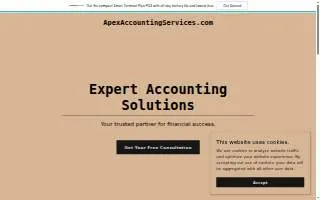 Apex Accounting Services, LLC website