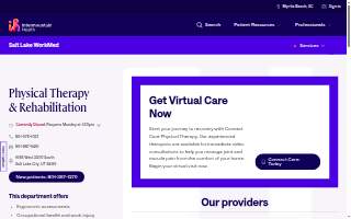 Intermountain Health Physical Therapy & Rehabilitation - Salt Lake WorkMed