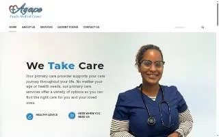 Agape Family Medical Center website