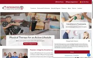 Integrated Rehabilitation Services of Stamford website