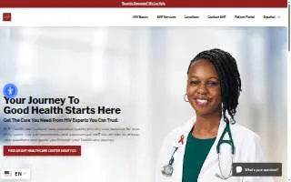 AHF Healthcare Center - Columbia website
