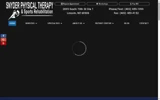 Snyder Physical Therapy & Sports Rehabilitation website