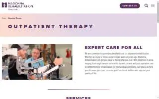 Madonna Therapy Plus - Currently Seeing Patients of Lincoln website
