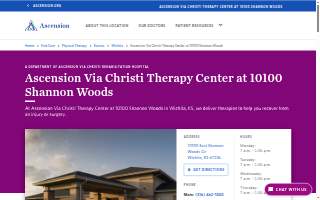 Ascension Via Christi Therapy Center at 10100 Shannon Woods