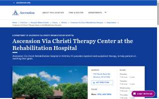 Ascension Via Christi Therapy Center at the Rehabilitation Hospital