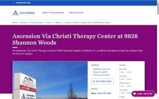 Ascension Via Christi Therapy Center at 9828 Shannon Woods
