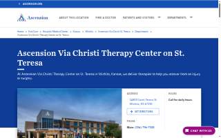 Ascension Via Christi Therapy Center on St. Teresa