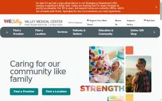 Valley Medical Center of Mesa website