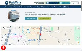 Peak Vista Community Health Centers - Lane Family Health Center website