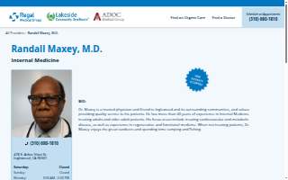 Randall Maxey, M.D.
