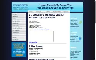 St. Vincent's Medical Center Federal Credit Union website