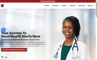 AHF Healthcare Center - Hollywood website