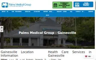 Palms Medical Group - Gainesville website