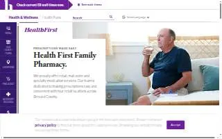 Health First Family Pharmacy of Palm Bay website