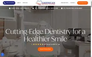 American Dental Center Miami Gardens website