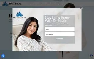 Noble Center For Health & Healing website