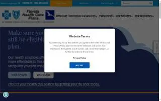 Florida Health Care Plans Pharmacy website