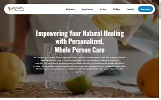 Integrative Healing Center website