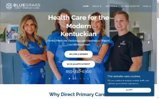 Bluegrass Direct Primary Care website