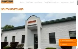 Reform Physical Therapy website