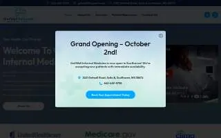 GetWell Internal Medicine website