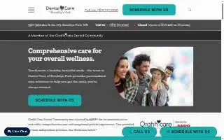 Dental Care of Brooklyn Park website