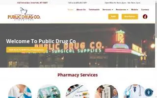 Public Drug Co. website