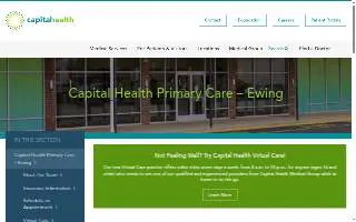Capital Health Primary Care – Ewing website