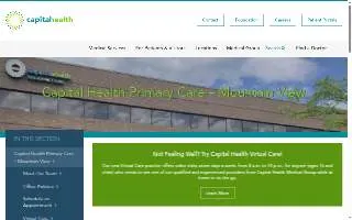 Capital Health Primary Care – Mountain View of Ewing Township website