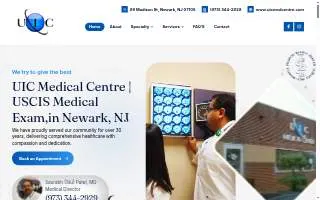 UIC Medical Centre - Dr. Saurabh Patel website