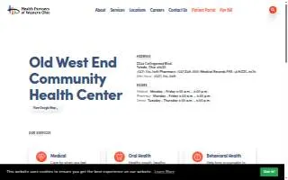 Health Partners of Western Ohio website
