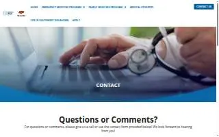CCMH Residency Program website