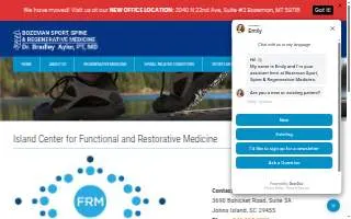 Island Center for Functional and Restorative Medicine website
