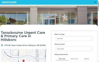 Tanasbourne Urgent Care & Primary Care in Hillsboro | ZoomCare