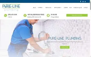 Pure-Line Plumbing website