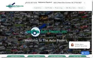 The Auto Finders website