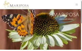 Mariposa Landscape Design LLC website