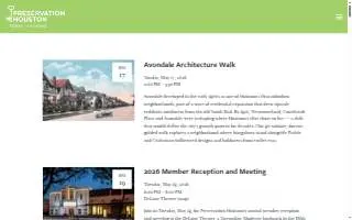 Preservation Pub website