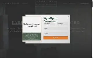 Park City Wealth Advisors website