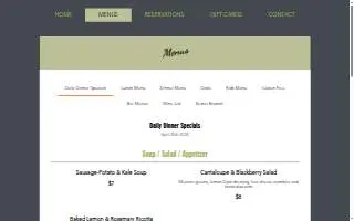 Isabellas Italian — Fayetteville website