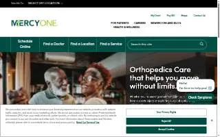 Mercy Primary Care Center website