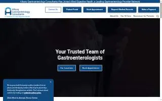 Albany Gastroenterology Consultants website