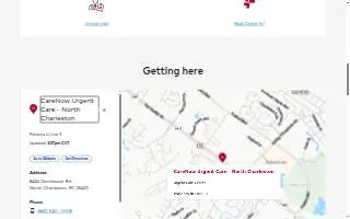 CareNow Urgent Care - North Charleston website