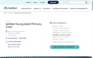 AnMed Young Adult Primary Care