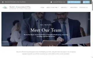 Todd & Associates CPAs website