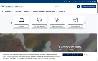Centennial Heart website